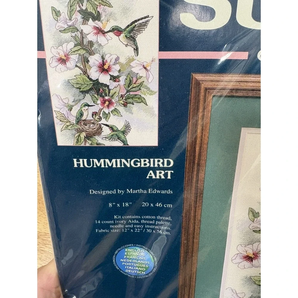 Vintage 1999 Hummingbird Art 13667 Sunset Counted Cross Stitch Kit NEW OPENED